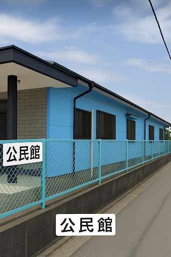 公民館の外観写真